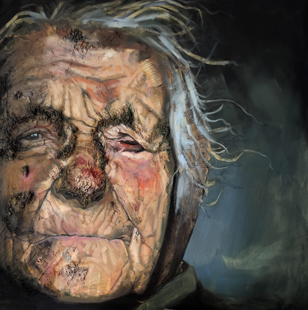 Señales del tiempo, óleo sobre lienzo